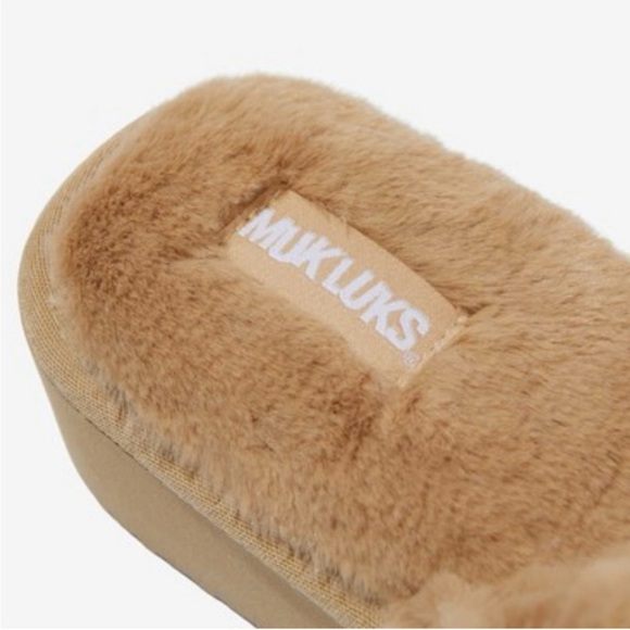 NEW MUK LUKS Kirstey Slide In Irish Cream - US 7-8 - Picture 2 of 10